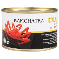 Мясо камчатского краба высший сорт ж/б 250гр